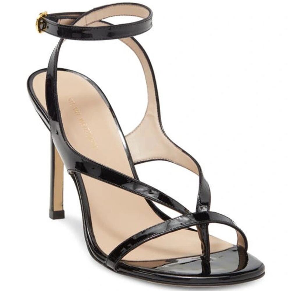 Stuart Weitzman Align Black Sandal
Size 6 $425